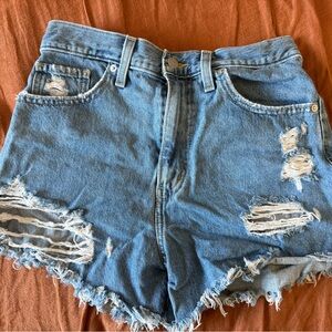 Levi’s High Waisted Mom Shorts